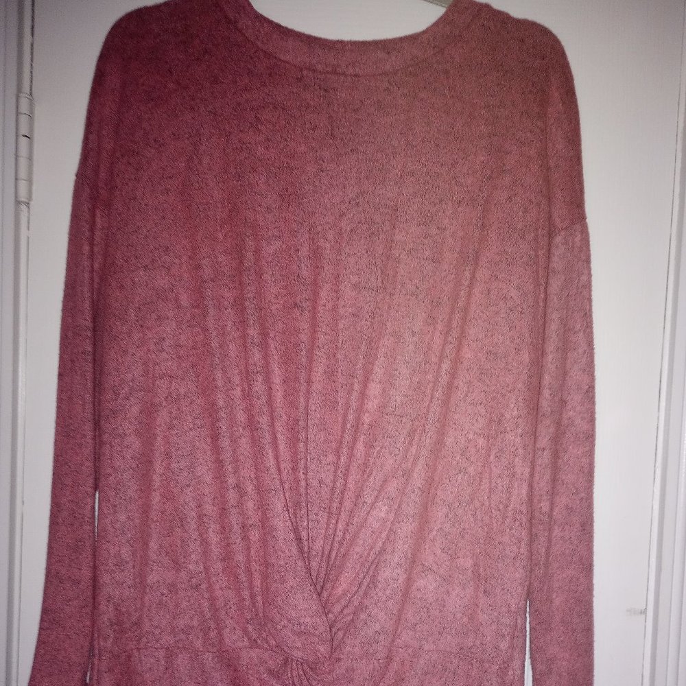 Pink Sweat Twist Tie Top